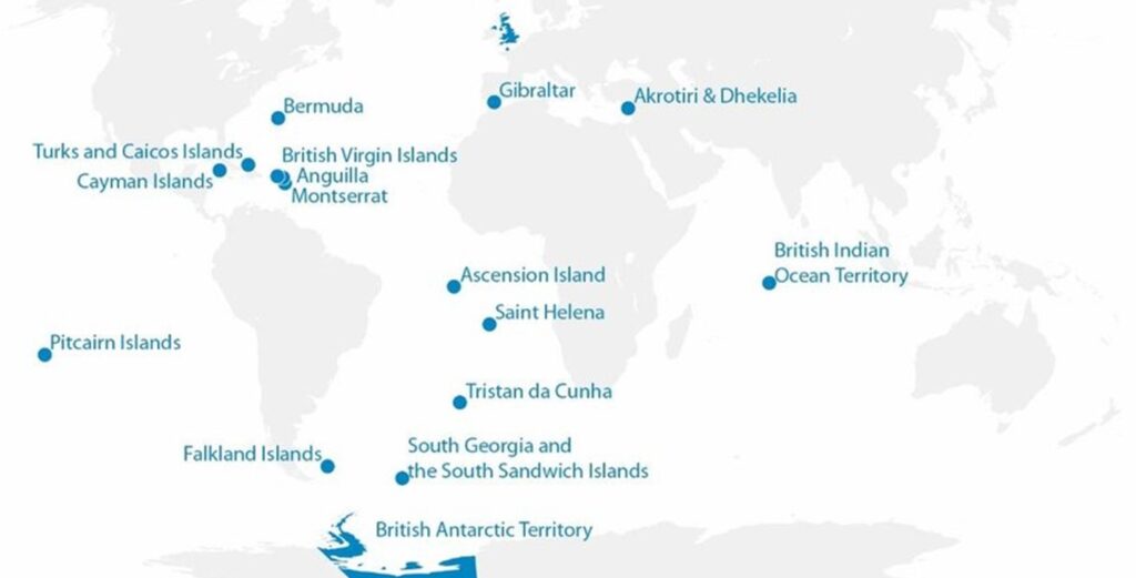 British Overseas Territories Map